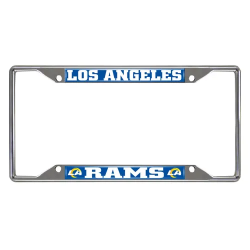 Fan Mats Los Angeles Rams Metal License Plate Frame