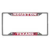 Fan Mats Houston Texans Metal License Plate Frame