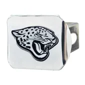 Fan Mats Jacksonville Jaguars Chrome Metal Hitch Cover With Chrome Metal 3D Emblem