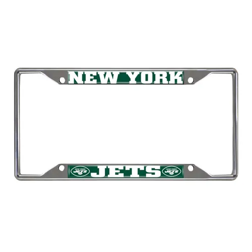 Fan Mats New York Jets Metal License Plate Frame