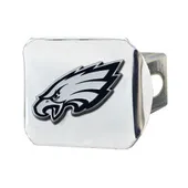 Fan Mats Philadelphia Eagles Chrome Metal Hitch Cover With Chrome Metal 3D Emblem