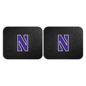 Fan Mats Northwestern Wildcats Back Seat Car Utility Mats - 2 Piece Set