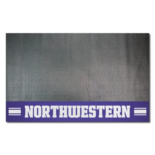 Fan Mats Northwestern Wildcats Vinyl Grill Mat - 26In. X 42In.