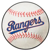 Fan Mats Texas Rangers Baseball Rug - 27In. Diameter