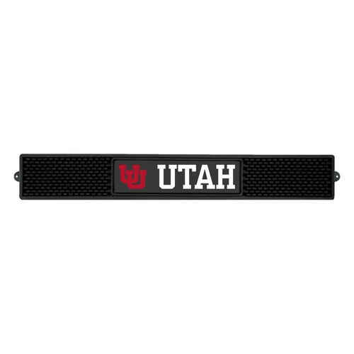 Fan Mats Utah Utes Bar Drink Mat - 3.25In. X 24In.