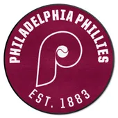 Fan Mats Philadelphia Phillies Roundel Rug - 27In. Diameter