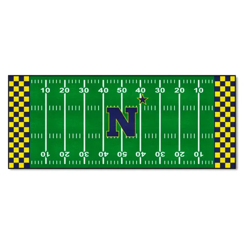 Fan Mats Navy Midshipmen Field Runner Mat - 30In. X 72In.