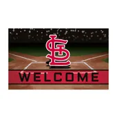 Fan Mats St. Louis Cardinals Rubber Door Mat - 18In. X 30In.