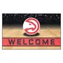 Fan Mats Atlanta Hawks Rubber Door Mat - 18In. X 30In.