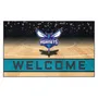 Fan Mats Charlotte Hornets Rubber Door Mat - 18In. X 30In.