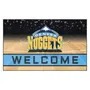 Fan Mats Denver Nuggets Rubber Door Mat - 18In. X 30In.