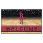 Fan Mats Houston Rockets Rubber Door Mat - 18In. X 30In.