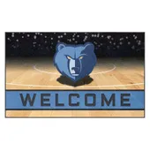 Fan Mats Memphis Grizzlies Rubber Door Mat - 18In. X 30In.