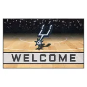 Fan Mats San Antonio Spurs Rubber Door Mat - 18In. X 30In.