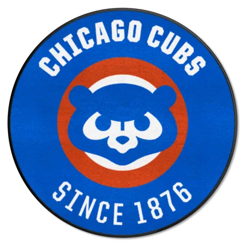 Fan Mats Chicago Cubs Roundel Rug - 27In. Diameter