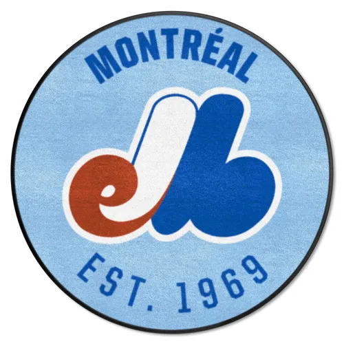 Fan Mats Montreal Expos Roundel Rug - 27In. Diameter