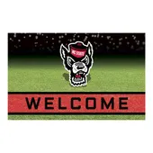 Fan Mats Nc State Wolfpack Rubber Door Mat - 18In. X 30In.