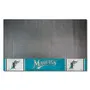 Fan Mats Florida Marlins Vinyl Grill Mat - 26In. X 42In.