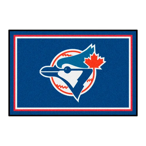 Fan Mats Toronto Blue Jays 4Ft. X 6Ft. Plush Area Rug