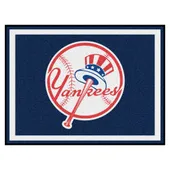 Fan Mats New York Yankees 8Ft. X 10 Ft. Plush Area Rug