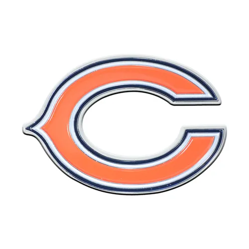 Fan Mats Chicago Bears 3D Color Metal Emblem