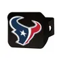 Fan Mats Houston Texans Black Metal Hitch Cover - 3D Color Emblem