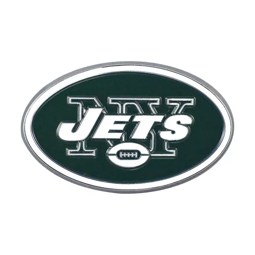 Fan Mats New York Jets 3D Color Metal Emblem