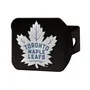 Fan Mats Toronto Maple Leafs Black Metal Hitch Cover - 3D Color Emblem
