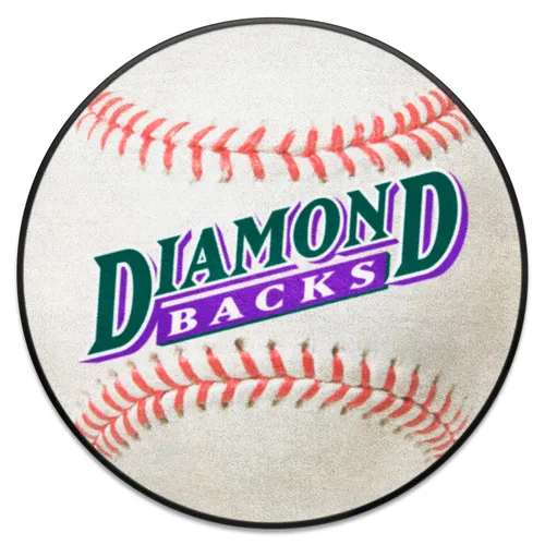 Fan Mats Arizona Diamondbacks Baseball Rug - 27In. Diameter