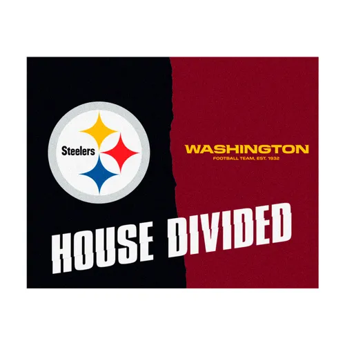 Fan Mats Nfl Steelers / Football Team House Divided Rug