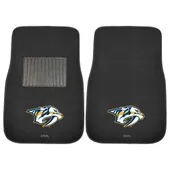 Fan Mats Nashville Predators Embroidered Car Mat Set - 2 Pieces