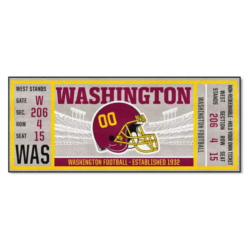 Fan Mats Washington Commanders Ticket Runner