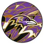 Fan Mats Baltimore Ravens Roundel Rug - 27In. Diameter Xfit Design