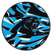 Fan Mats Carolina Panthers Roundel Rug - 27In. Diameter Xfit Design