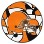 Fan Mats Cleveland Browns Roundel Rug - 27In. Diameter Xfit Design