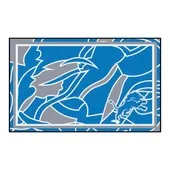 Fan Mats Detroit Lions 4Ft. X 6Ft. Plush Area Rug Xfit Design