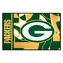 Fan Mats Green Bay Packers Rubber Scraper Door Mat Xfit Design