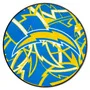 Fan Mats Los Angeles Chargers Roundel Rug - 27In. Diameter Xfit Design