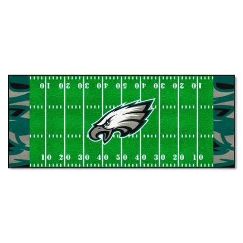 Fan Mats Philadelphia Eagles Football Field Runner Mat - 30In. X 72In. Xfit Design