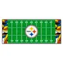 Fan Mats Pittsburgh Steelers Football Field Runner Mat - 30In. X 72In. Xfit Design