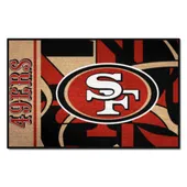 Fan Mats San Francisco 49Ers Rubber Scraper Door Mat Xfit Design