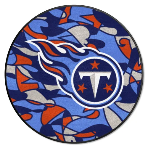 Fan Mats Tennessee Titans Roundel Rug - 27In. Diameter Xfit Design