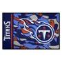 Fan Mats Tennessee Titans Rubber Scraper Door Mat Xfit Design