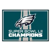 Fan Mats Philadelphia Eagles 5Ft. X 8 Ft. Plush Area Rug