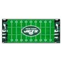 Fan Mats New York Jets Football Field Runner Mat - 30In. X 72In. Xfit Design