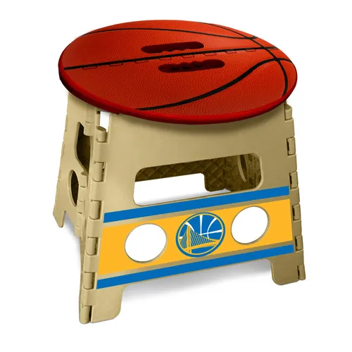 Fan Mats Golden State Warriors Folding Step Stool - 13In. Rise