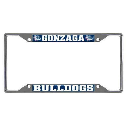 Fan Mats Gonzaga Bulldogs Metal License Plate Frame