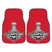 Fan Mats Washington Capitals Carpet Car Mat Set - 2 Pieces