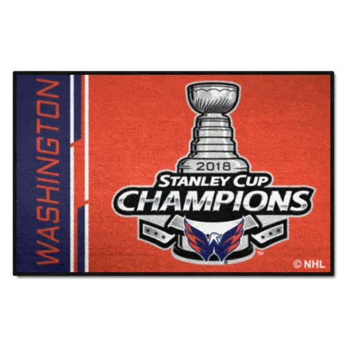 Fan Mats Washington Capitals 2018 World Series Champions Starter Accent Rug - 19In. X 30In.