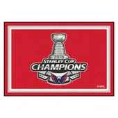 Fan Mats Washington Capitals 5Ft. X 8 Ft. Plush Area Rug